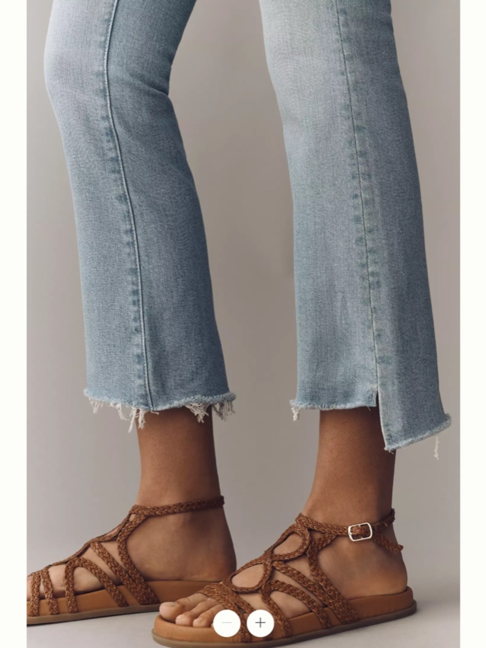 MOTHER Insider High-Rise Crop Straight Step Jeans - Picture 3 of 5